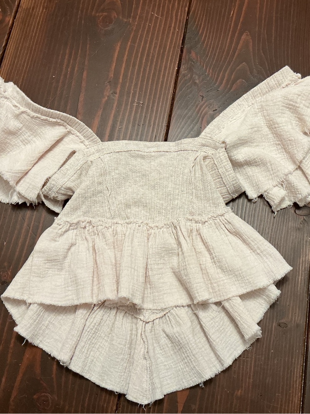 Free People off the shoulder Top - Picture 6 of 12